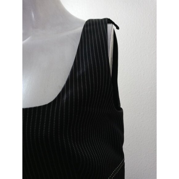 Isabel & Nina Sleeveless lined Black zippers Dress, Size 8 spaghetti  pretty. - Picture 3 of 12